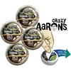 Crazy Aaron's Putty Mini Tins Lost Treasure Guardians Peel to Reveal Putty and Charms (Collect All 10) Gift Set Party Bundle - 4 Pack (.47oz Each) *Items are Assorted and May Contain Duplicates