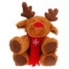 Zerodeko Christmas Plush Elk Toy, Reindeer Plush Toy Christmas Stuffed Animal Xmas Deer Doll Toy Soft Plush Doll Animal Toy Elk Soft Plush Toy for Christmas (29cm)