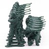 Entervending Army Men Action Figures - 2” Small Soldiers for Boys - 25 Pcs Green Army Soldier Toy Playset - Military Toys - Army Party Favor Decorations
