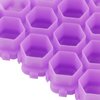 JOIKIT 400 PCS Tattoo Ink Cups, Purple Honeycomb Shape Pigment Holder Cups with Base Design for Holding Pigment Ink