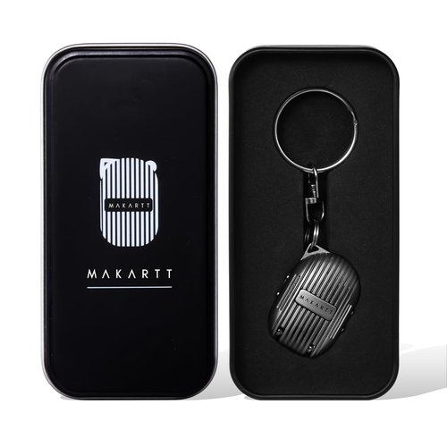 Makartt Nail Clipper Foldable Nail Cutter Black Nail Clippers Mini Fingernail Clipper with Keyring Stainless Steel Portable Nail Trimmer Manicure Tools for Salon Home Travel Nail kit