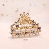 3PCS Women Lady Chic Metal Hair Claw Jaw Alloy Rhinestone Fancy Hair Clip Hair Pins (B#)