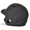 CHAMPRO HX Gamer Performance Baseball Batting Helmet in Solid Color Matte Finish, Black, Junior Medium