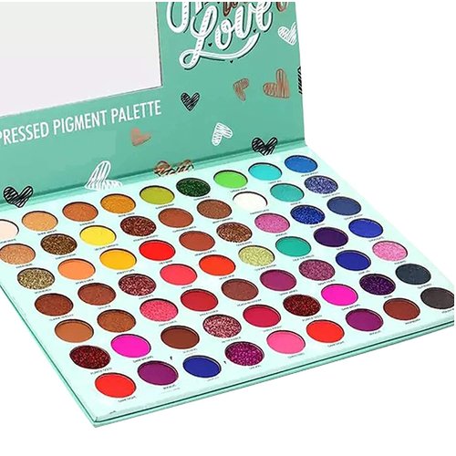 METREY 63 Color Metallic, Matte Finish Pressed Pigment Eyeshadow Palette