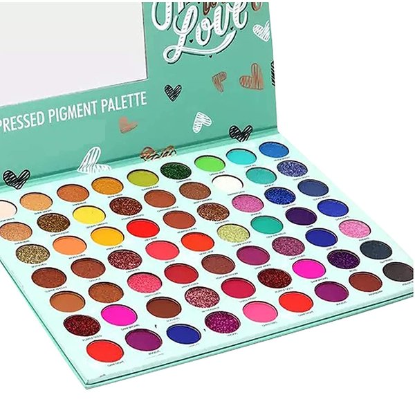 METREY 63 Color Metallic, Matte Finish Pressed Pigment Eyeshadow Palette