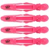 Wet Brush-Pro Professional Styling Clips, Punchy Pink, 4-Count/1 Pack