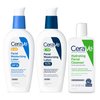 CeraVe AM Face Moisturizer with SPF, PM Face Moisturizer & Hydrating Face Wash Skin Care Routine for Morning & Night, Travel Size Toiletries, 3oz Lotion + 3oz Lotion + 3oz Cleanser, Stocking Stuffers