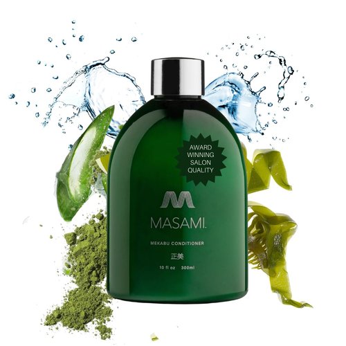 MASAMI Mekabu Hydrating Conditioner| Sulfate Free | Paraben Free | Phthalate Free | Vegan | Cruelty Free | Salon Quality | Color Safe | All Hair Types & Textures | Shiny Hair | Frizz Free