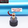 MakerDoIt 32P 5mm Pinion Gear Set 17T 18T 19T 20T 21T with Hex Key for RC
