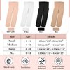 Janmercy 8 Pairs Girls Ballet Tights Dance Tights Bulk Convertible Footless Tights for Toddler Girls dancing classes(Black, White, Light Pink, Tan, 2-4 Years)