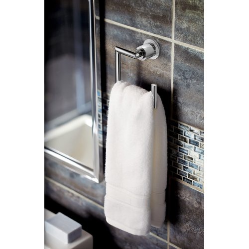 Moen YB0886CH Arris Modern Hand Towel Ring, Chrome