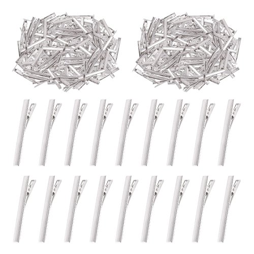 Swpeet 200Pcs 2.6inch - 6.5cm Alligator Hair Clips Kit, Perfect for Metal Duck Bill Hair Clips Fl...