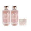 Bath & Body Works Pink Suede - Pack of Two - Body Wash With a Himalayan Salts Springs Soap.