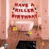 Akide Halloween Crime Scene Decorations Kit Have A Killer Birthday Banner Body Silhouette Crime Scene Tape Evidence Markers Mugshot Backdrop for Detective Murder Mystery Party Decorations