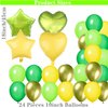 49 Pieces Pickleball Party Decorations Pickleball Balloon Arch Birthday Party Supplies Pickleball Racket Balloons Latex Balloons for Pickleball Theme Birthday Party Sports Baby Shower Party (Gold)