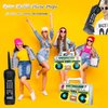 5 Pieces Inflatable Radio Boombox Inflatable Mobile Phone,Retro Mobile Phone for 80's 90's Party Decorations,Hip Hop Costume,Birthday Theme Party Photo