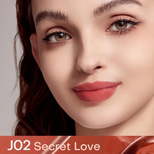 Mistine Makeup Lip Gloss Lip Plumber Non-sticky Tinted Lip Gloss Infused with 1% Peptide Moisturizing Shiny Finish Lip Tint Hydrating Lifter Gloss Lightweight Feeling Lip Oil J02 Secret Love 0.1 fl oz