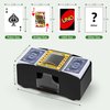 YUCEEN Automatic Card Shuffler 1/2 Decks,Battery Operated Electric Playing Card Shuffler for UNO,Casino Card Game,Poker,Phase 10,Blackjack,Texas Hold'em,Home Card Games