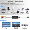 RuiPuo RCA to HDMI Converter, AV to HDMI Adapter, Composite to HDMI, Support 1080P, PAL/NTSC Compatible with WII/WII U/PS one/PS2/PS3/STB/Xbox/VHS/VCR/Blue-Ray DVD ect.