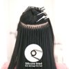 Medsuo 200pcs Silicone Lined Nano Rings Beads Links for Nano Tip Hair Extensions Nano Beads 3.0mm(OD) 1.0mm(ID) 2.0mm(L) 5 Color Optional - Dark Brown