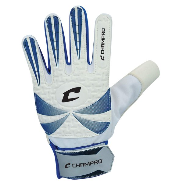 Champro Soccer Goalie Gloves (Blue/White, 4/3-mm)