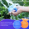 Aokeleilei Reusable Water Balloons for Kids 14 PCS Quick Fill Refillable Silicone Water Bombs Games Splash Balls for Boys Girls Outdoor Toys Games Activities Summer Toys Party Favors (14)