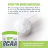 MusclePharm Essentials BCAA Powder, Pre & Post Workout Recovery Drink, Supports Muscle Recovery & Energy Production, Essential Amino Acids Supplement, 30 Servings, Blue Raspberry Flavor