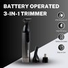 URBANER Beard Trimmer for Men, Waterproof Grooming Kit, Portable Nose and Ear Hair Clippers, 6 Pieces Set, Battery Included, Christmas Gift, Stocking Stuffers, MB-980