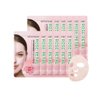 Hydrogel Collagen Sheet Mask with Rose Petal, Instant Brightening Hydrating Face Mask Sheet Mask for Firming, Elasticity Improvement 12-Pack