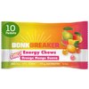 Bonk Breaker Energy Chews with Electrolytes, Orange Mango Guava, Easy to Chew Energy Gummies, 10 Pack
