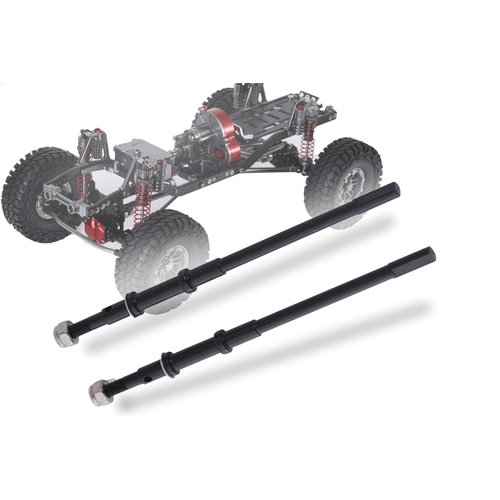 RZXYL Rear Axle Drive Shaft for Axial SCX10 II 90046 90047 1/10 RC Crawler Upgrades (Rear)
