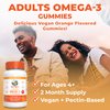 Vegan Omega 3 6 7 9 Gummies by MaryRuth's | Up to 4 Month Supply | Omega 3 Supplement with Flaxseed Oil | Omega 3 Gummies | No Fish Taste | Non-GMO | 120 Count