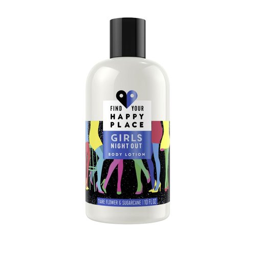 Find Your Happy Place Girls Night Out Body Lotion - Tiare Flower & Sugarcane (10 fl oz)