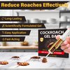 Cockroach Gel Bait- 6 Tubes x 30gms, Easy-to-Use Insect Repellent for Indoor and Outdoor Use, Powerful Roach Repellent Bait Trap Infestation Solution