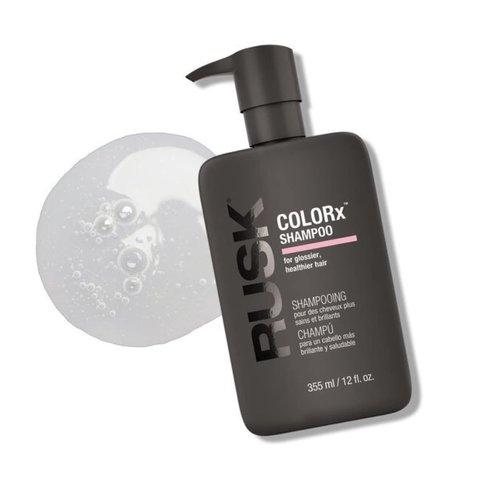 RUSK COLORx Color Care, Sulfate-Free Shampoo, Strengthen Hair, Extend and Protect Color From Fading Up To 35 Washes, 12 oz.