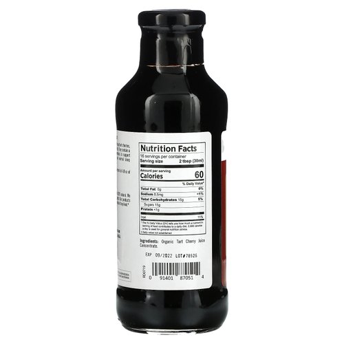 PURE PLANET Organic Tart Cherry Concentrate, 16 FZ