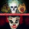 3 Pcs White Black Face Body Paint,Water Based Face Painting Kit for White Joker Zombie Clown Costume Special Effects Makeup Kit,Halloween Red Face Paint Makeup Kit for Adults Halloween SFX Makeup