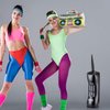 2 Packs Inflatable Mobile Phone Inflatable 80's Retro Mobile Phone Party Decoration Theme Props Fancy Dress Accessory 30 Inches