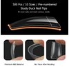 ASONRL 500Pcs Natural Duck Nail Tips, 10 Sizes Pre Shaped Professional Duck Nail Tips Press Ons Half Cover Acrylic Soft Gel Nail Tips for Nail Extension Home DIY Nail Salon with Box