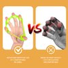 Pnrskter Hand Grip Strengthener, Finger Exerciser, Grip Strength Trainer (6 PCS),New Material,Forearm Grip Workout, Finger Stretcher, Relieve Wrist Pain, Carpal Tunnel. (Finger Exerciser)