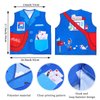 Keymall Kids Mailman Costume With Postman Hat Mail Carrier Vest Clear Stamp Ink Pad For Pretend Play Halloween Postal Costume