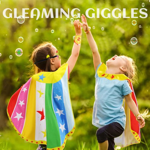 iROLEWIN Star Superhero-Costumes-Cape and Mask for Kids Girls Boys Super Hero Party Gifts Toys as Halloween Dress Up with Bracelets (Rainbow)