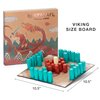 Hnefatafl Viking Chess Set - Authentic, Traditional Two-Player Strategy Board Game Classic - Historic European Tabletop Asymmetric War Game