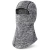 Grey Ski Mask for Men Women Balaclava Face Mask Men Balaclava Ski Masks Beanie Full Face Mask Neck Gaiter Face Mask Winter Ski Gear Hat Fleece Balaclava Hood Neck Warmer Gator Ski Face Cover Covering