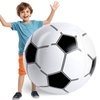 Shindel Inflatable Beach Ball, 27inch Inflatable Soccer Ball for Kids Soccer Beach Ball for Summer Swimming Pool Beach Game Toy
