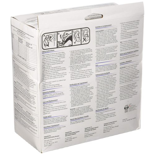 3M 1100 Foam Ear Plugs, 200-Pair , Orange