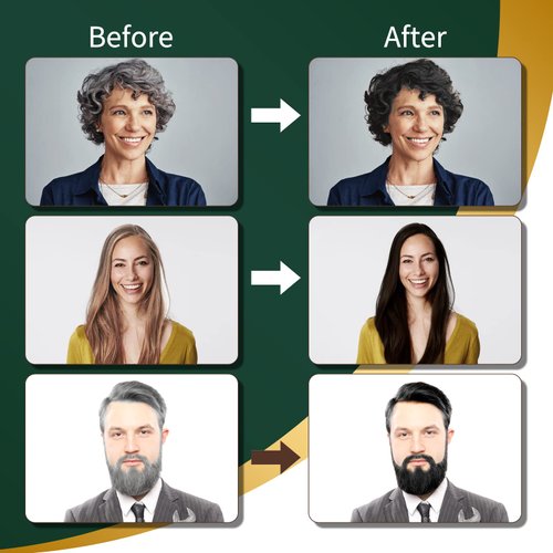 YOURTONE Black Hair Dye Shampoo for Men & Women Hair Dye Color Shampoo,100% Gray Coverage Suitable for All Hair Types Gentle, Nourishing Formula herbal Ingredients (500ML)