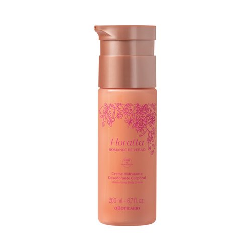 O Boticário Floratta Summer Love Body Lotion for Women, Hydrating Moisturizer with Passionate Fragrance, 6.8 Ounce