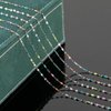 UMAOKANG 16.4 Feet Stainless Steel Chain for Jewelry Making Dainty Chain Necklace for Women Colorful Enamel Link Chain with Jump Rings and Lobster Clasps