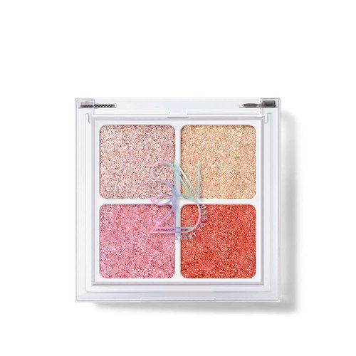 S2ND Infinity Flatter Glitter Eye Shadow I Shimmer Eye Shadow Palette Creamy Texture, High Adhesion, No Creasing (Twilight)